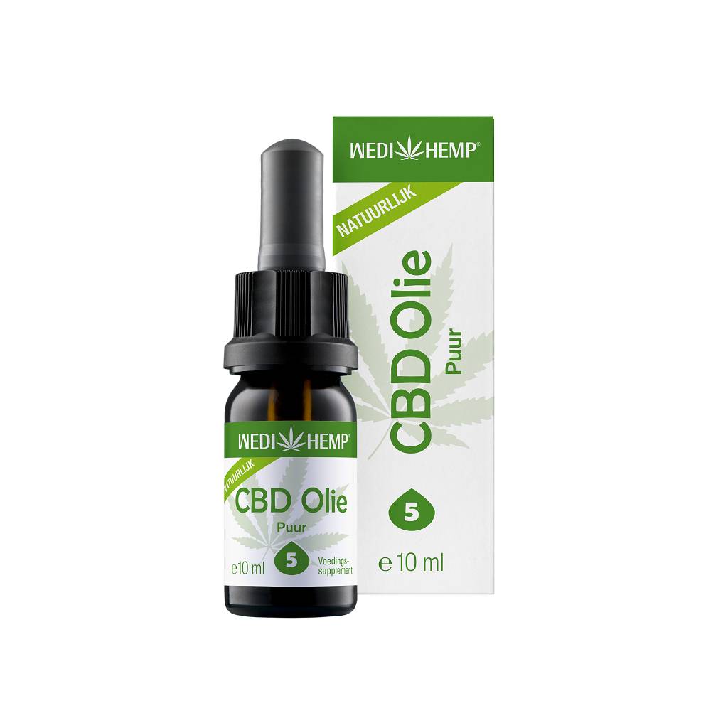 DGW-NL CBD Olie Puur (Wedihemp) 5% 10 ml