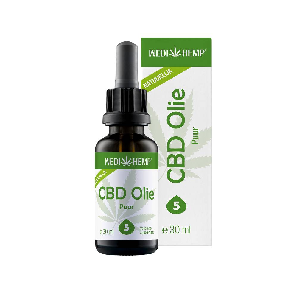 DGW-NL CBD Olie Puur (Wedihemp) 5% 30 ml