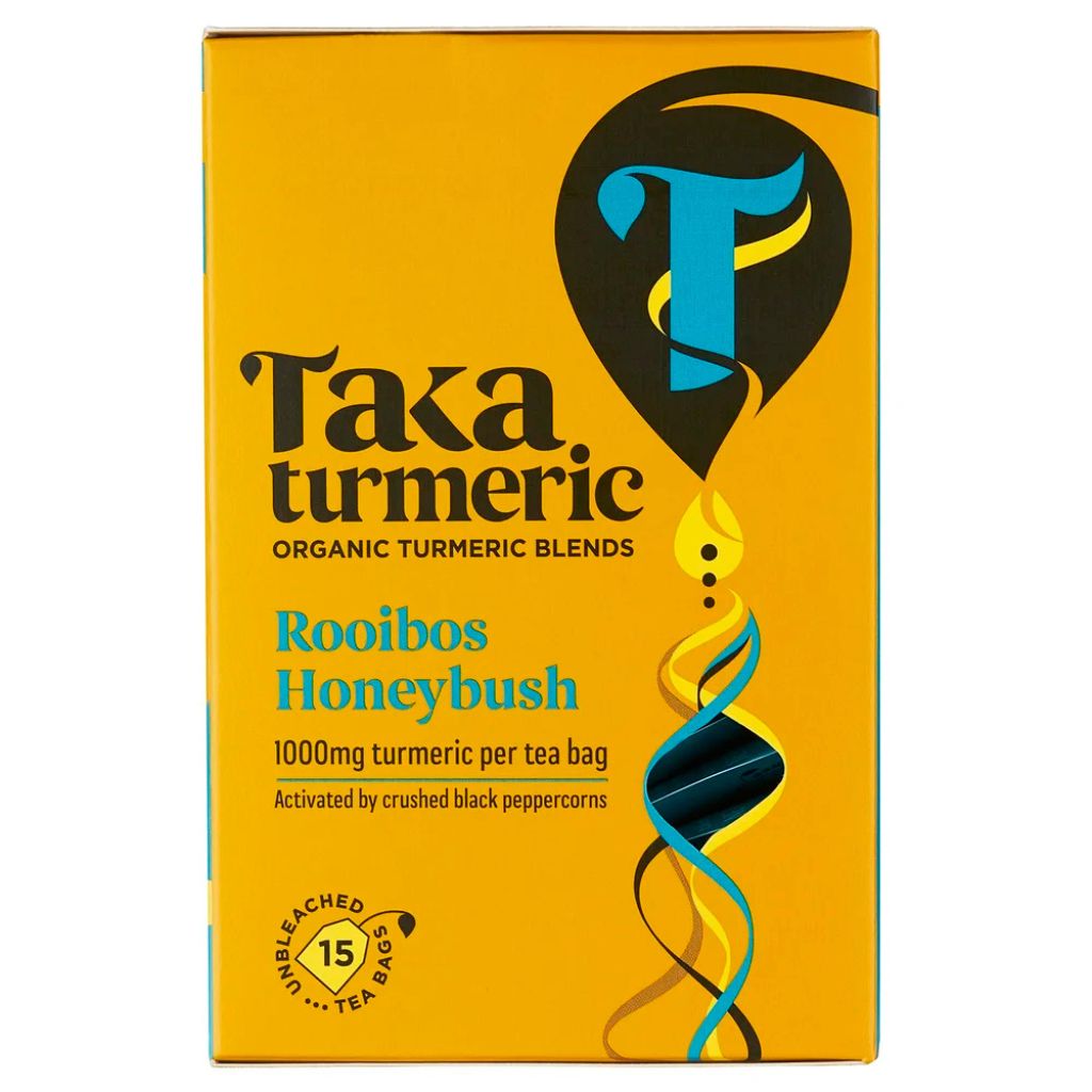 Kurkuma Thee Rooibos & Honeybush Bio (Taka Turmeric) 15 zakjes
