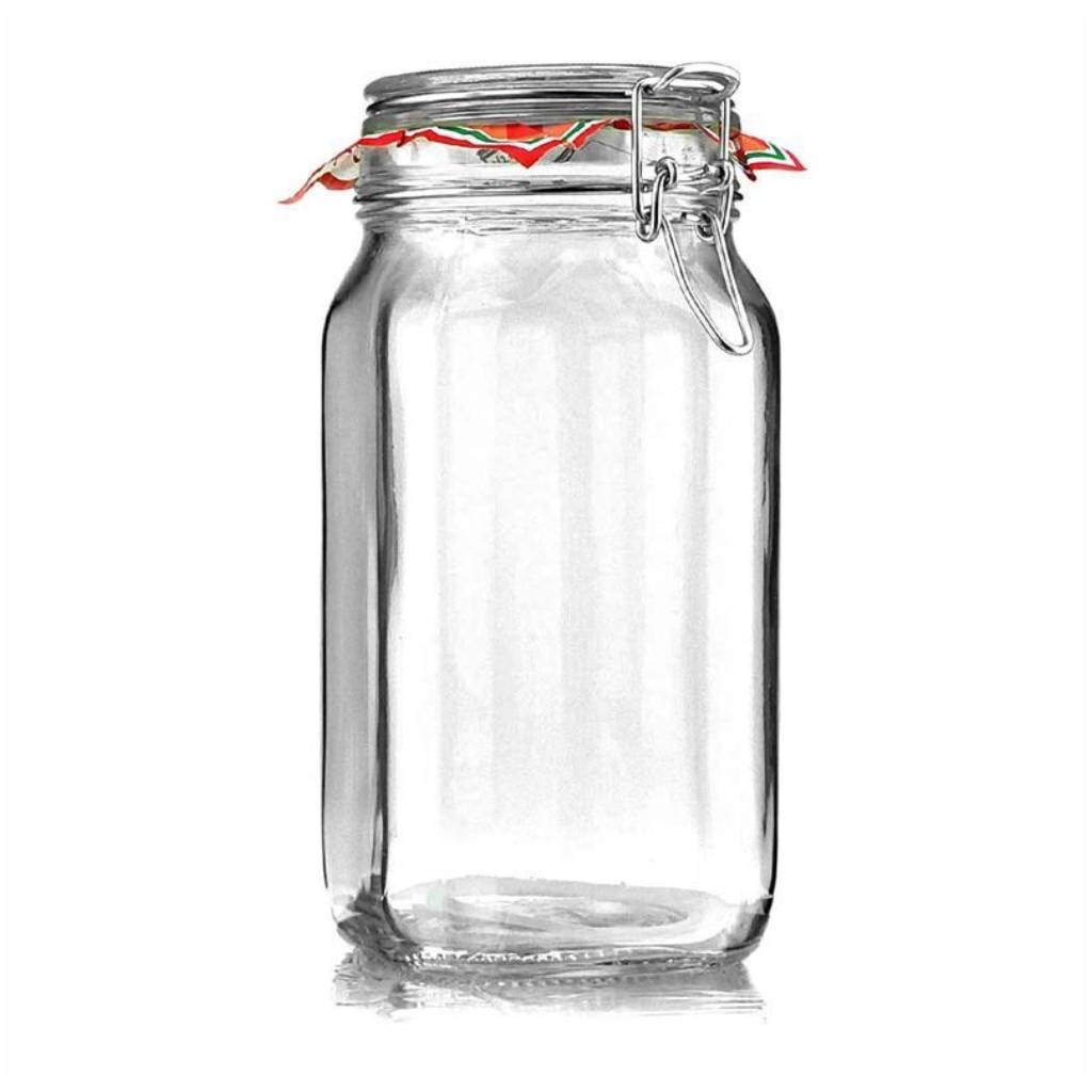 DGW-NL Weckpot / Glazen Voorraadpot 1,5 liter