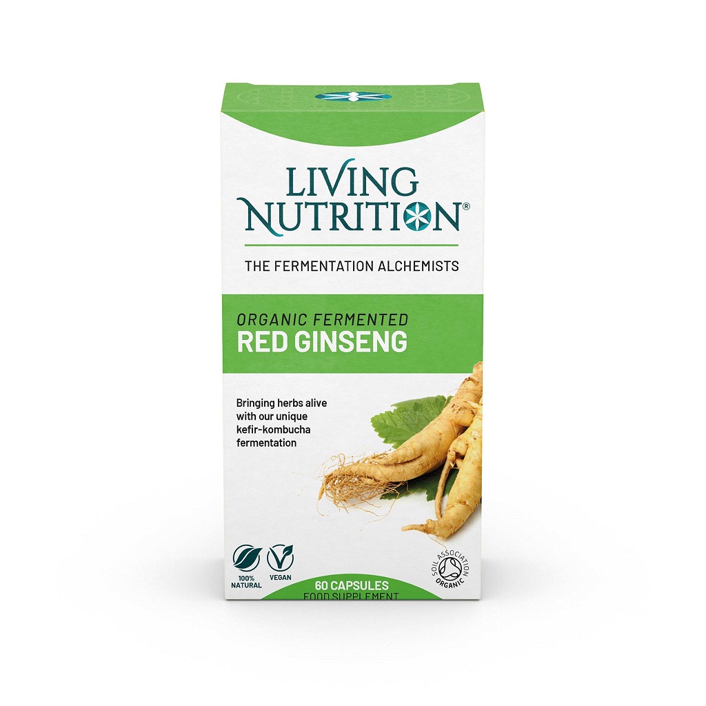 Fermented Red Ginseng Bio (Living Nutrition) 60caps