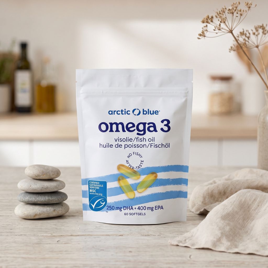Omega-3 visolie DHA & EPA (Arctic Blue) 60caps