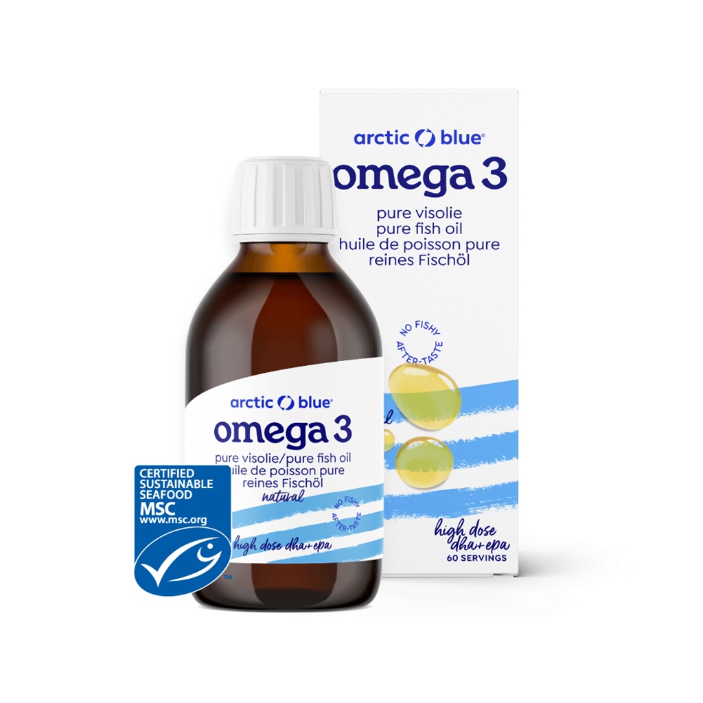 DGW-NL Omega-3 visolie naturel DHA & EPA (Arctic Blue) 300ml