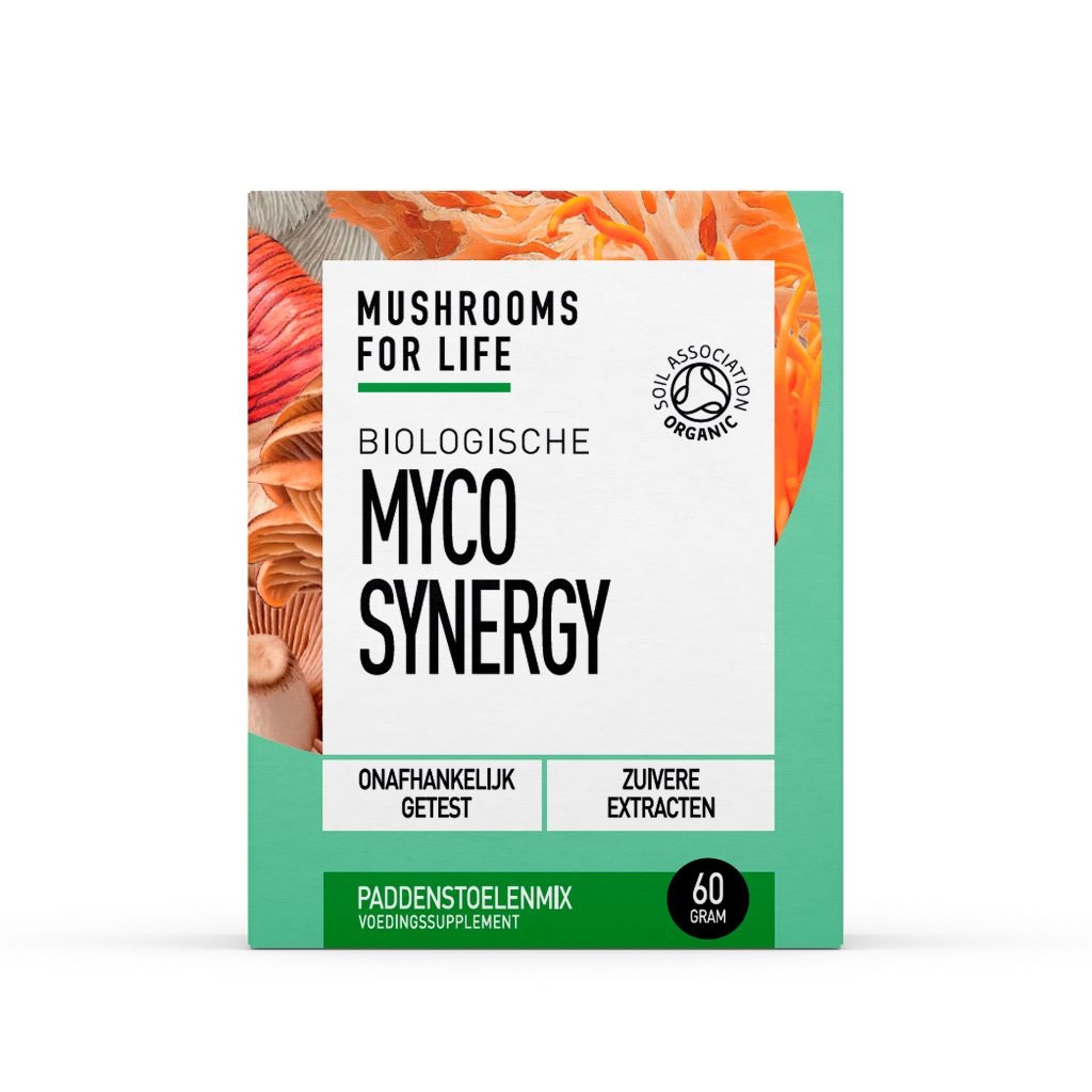 DGW-NL Myco Synergy Paddenstoelen Poeder Bio (Mushrooms For Life) 60gr