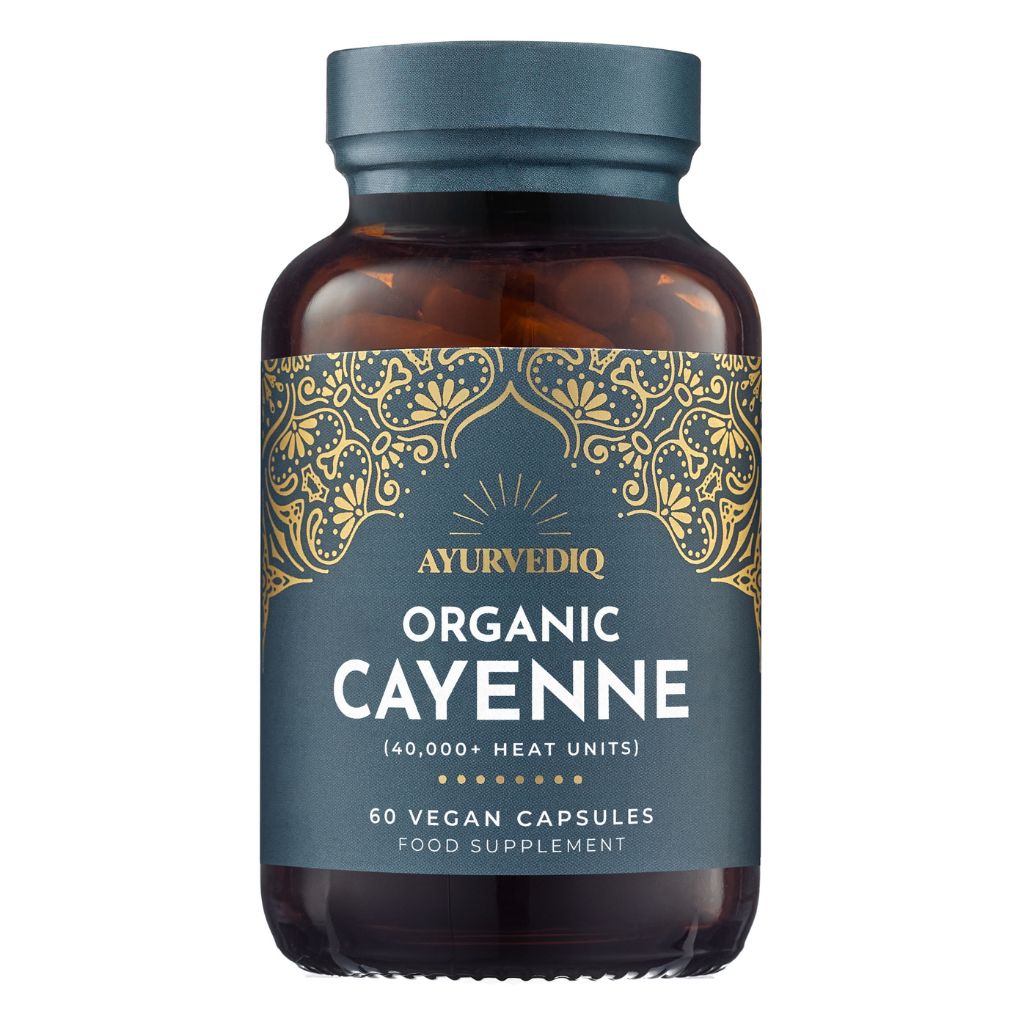 Organic Cayenne Pepper (Ayurvediq) 60caps