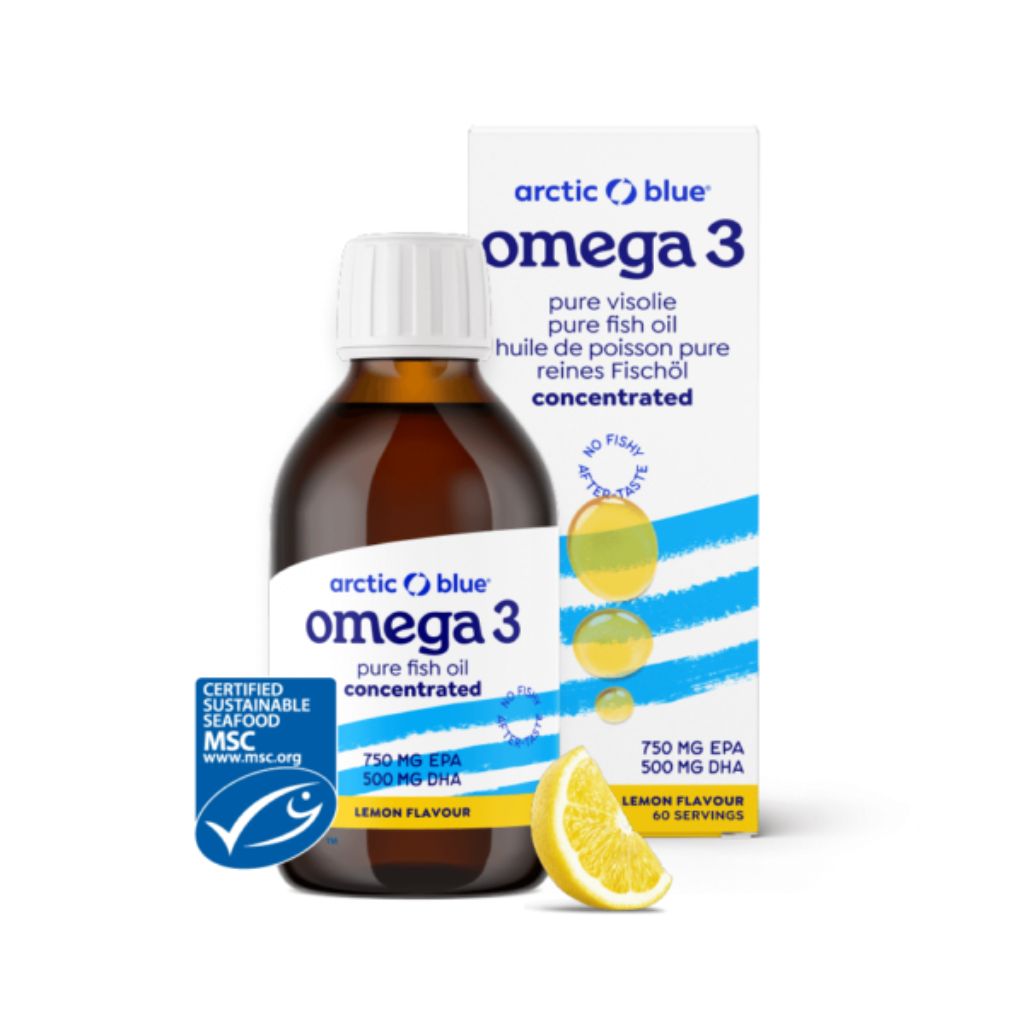 Omega-3 visolie DHA & EPA geconcentreerd (Arctic Blue) 150 ml