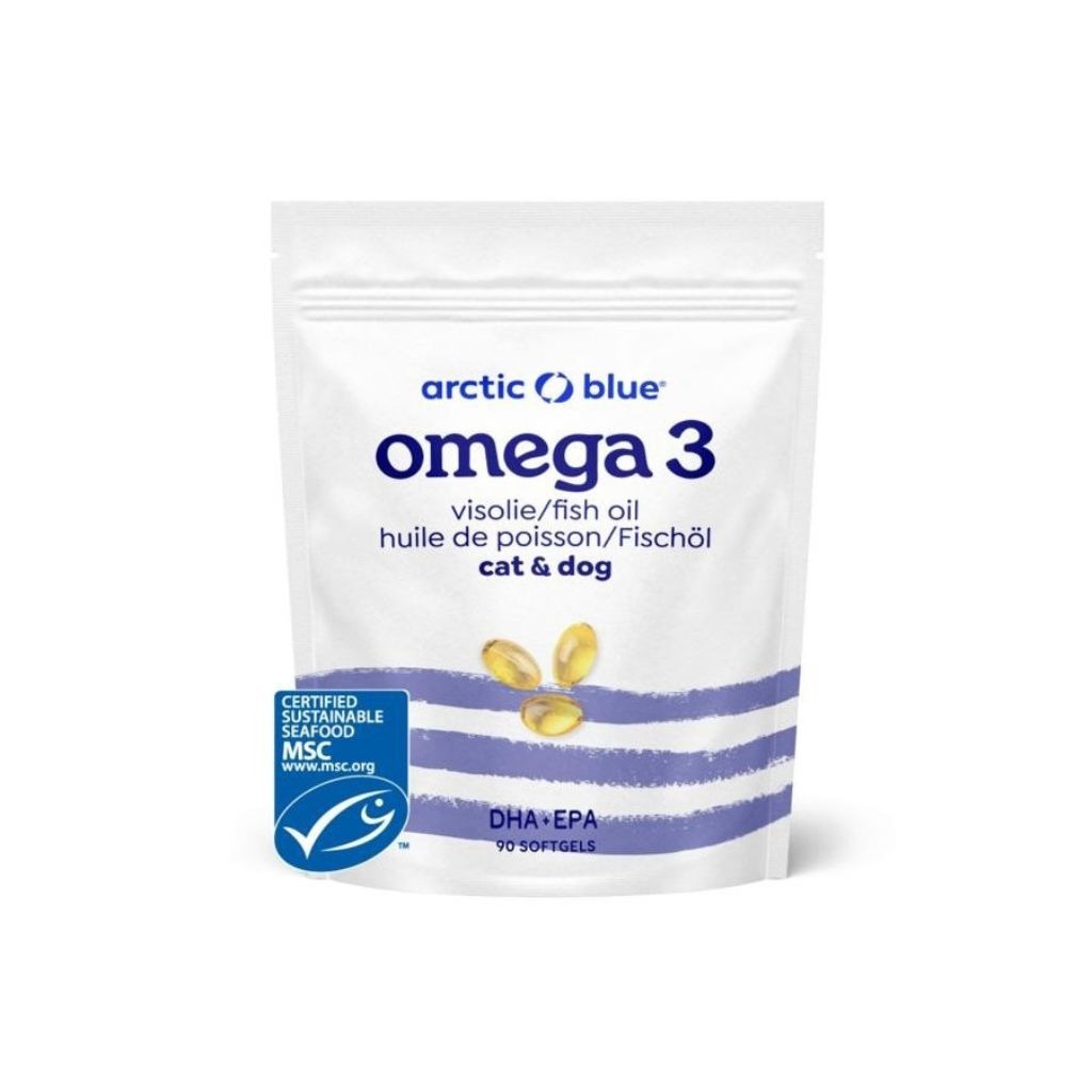 Omega-3 visolie kat & hond DHA & EPA (Arctic Blue) 90caps