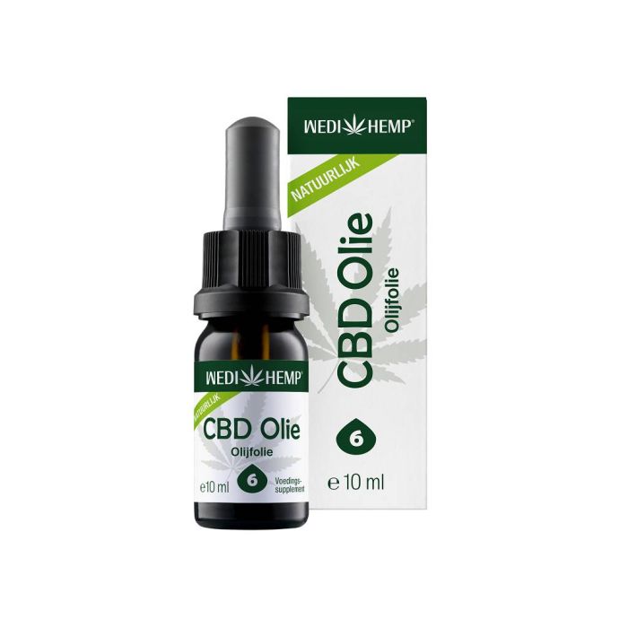 CBD Olie Olijfolie (Wedihemp) 6% 10 ml main product photo