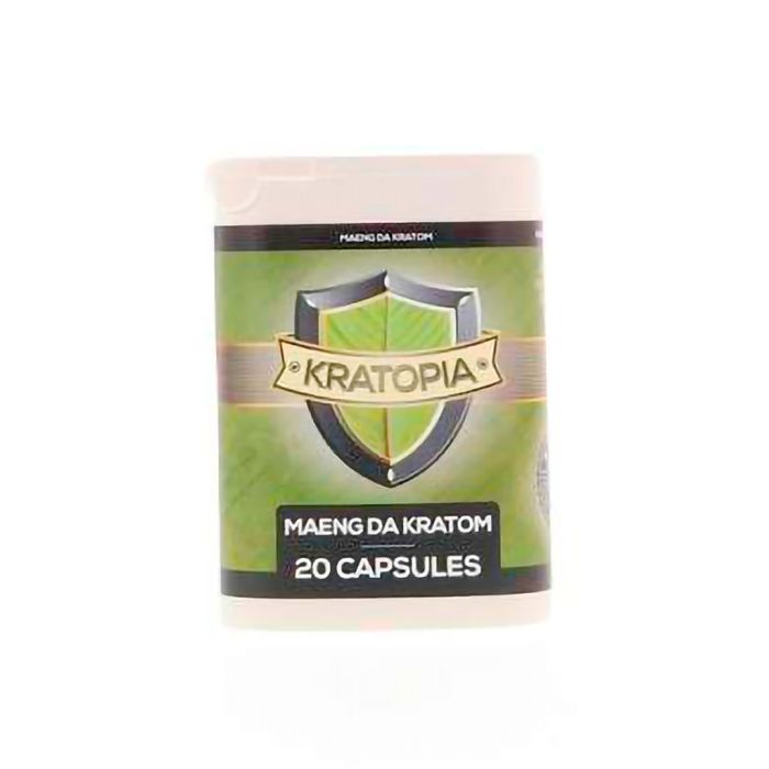 Kratom Capsules Maeng Da (Kratopia) 20 stuks main product photo