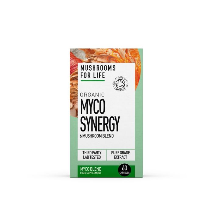 Myco Synergy Paddenstoelen Capsules Bio (Mushrooms For Life) 60caps main product photo