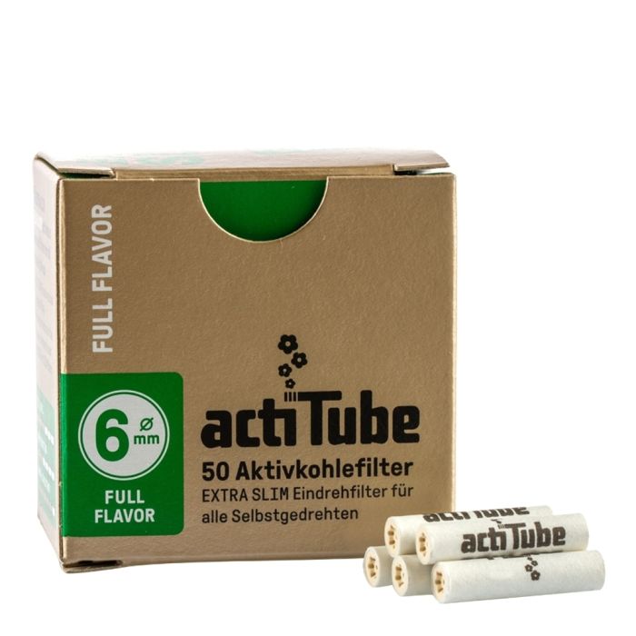 Actieve Koolstoffilters Extra Slim 6 x 27 mm (actiTube) main product photo