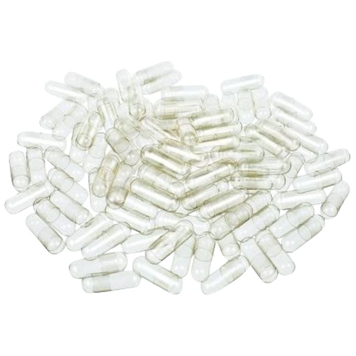 Capsules leeg vegetarisch 100 caps (maat 1: ~400 mg) main product photo