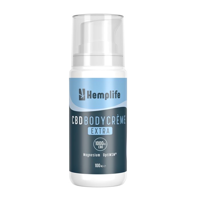 CBD + Magnesium Bodycrème Extra 1000 mg (Hemplife) 100 ml main product photo
