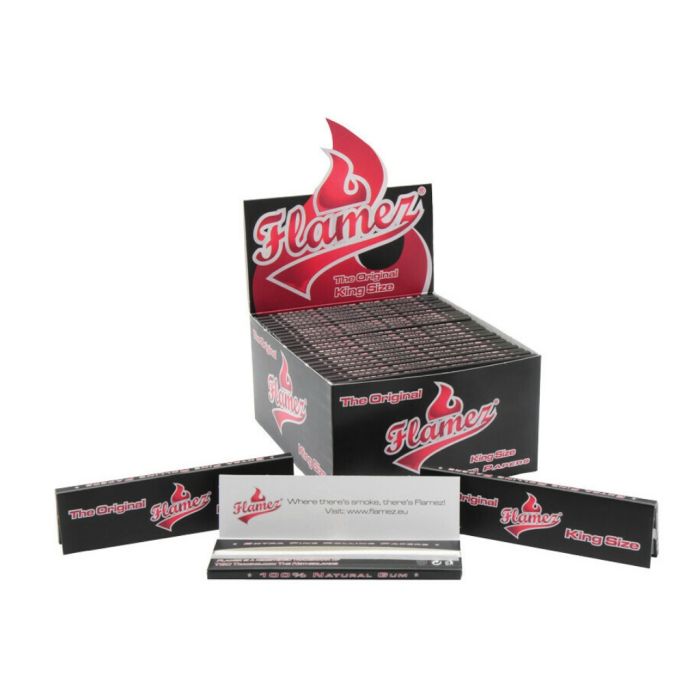 Flamez Black Vloei | King-Size main product photo