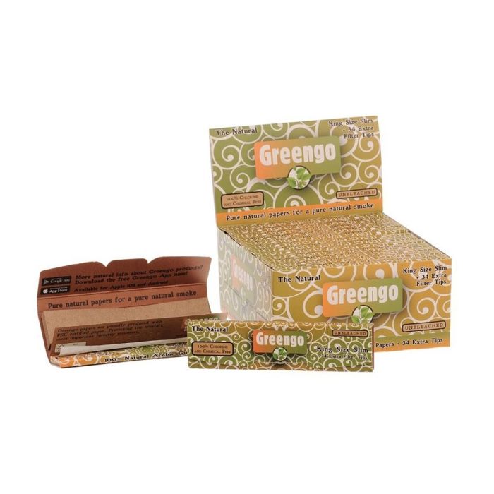 Greengo Vloei en Tips | King-Size Slim main product photo