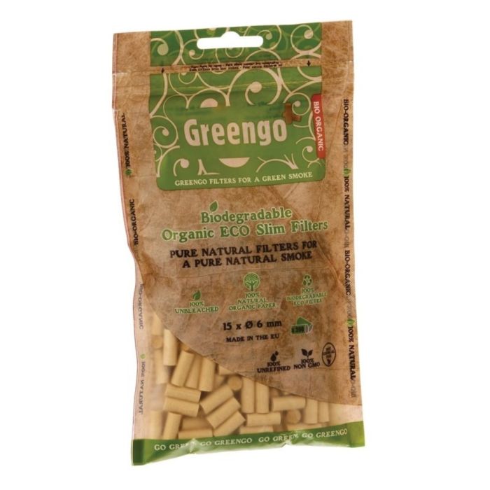 Slim Tipjes / Filters Organic (Greengo) 15 mm main product photo