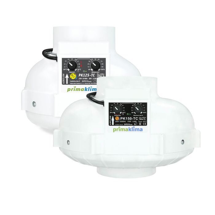 Prima Klima Inline Duct Fan | Met thermostaat main product photo