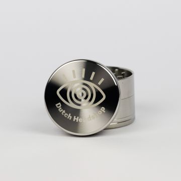 RVS Grinder 4-delig (Dutch-Headshop) 62 mm 
