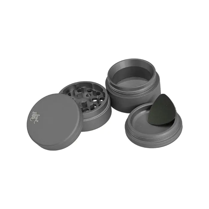 Black Leaf Aluminium 'Ripple' 2-Delige Grinder - Blauw – Vaporizer, grinder of bong kopen? Welkom bij Puff Puff Palace - Online Headshop