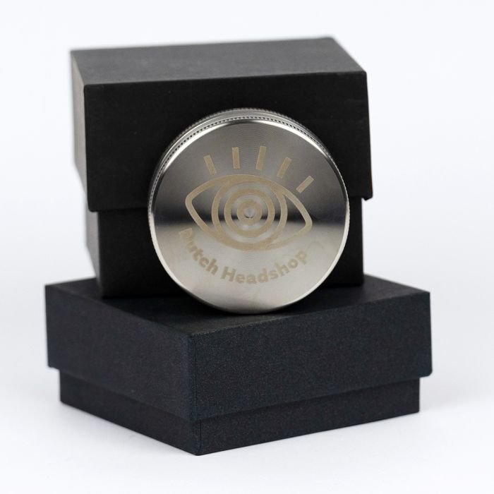 RVS Grinder 2-delig (Dutch-Headshop) 62 mm main product photo