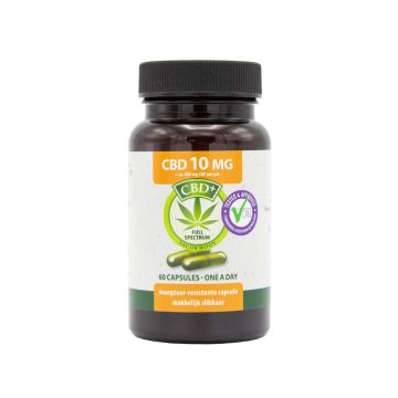 CBD Capsules (Jacob Hooy) 10 mg 60 capsules