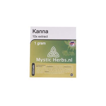 Kanna extract 10X [Sceletium tortuosum] (Mystic Herbs) 1 gram