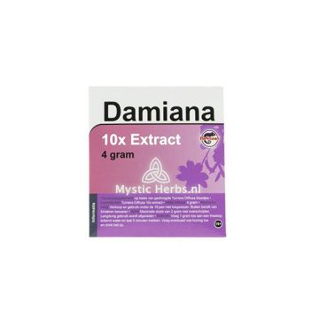Damiana extract 10X [Turnera diffusa] (Mystic Herbs) 4 gram