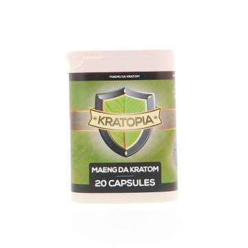 Kratom Capsules Maeng Da (Kratopia) 20 stuks