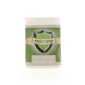 Kratom Capsules Bali (Kratopia) 20 stuks