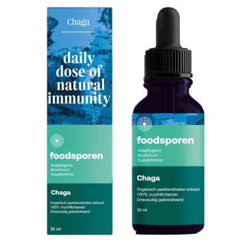 Chaga Paddenstoelen Extract (Foodsporen) 30 ml
