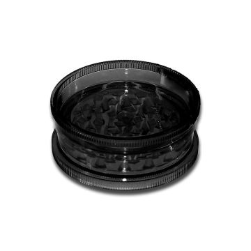Acryl Grinder Zwart 2-delig (Black Leaf) 57 mm