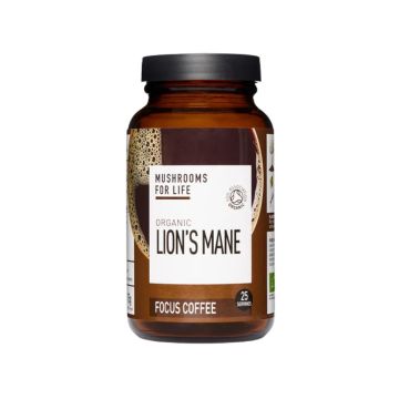 Lion’s Mane - Focus Paddenstoelen Koffie (Mushrooms For Life) 75 gram