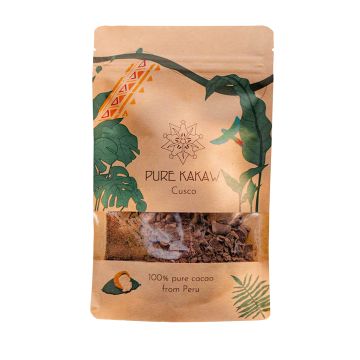 Cusco Cacao Flakes Raw Peru Ceremonial Grade (Pure Kakaw) 125 gram 