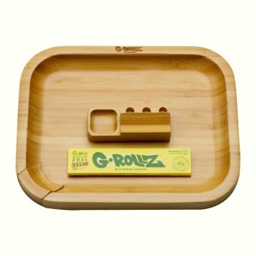 Bamboo Rolling Tray Mini (G-Rollz) 20 x 16 cm