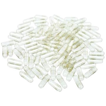 Capsules leeg Vegetarisch 100 caps (maat 0: ~500 mg)