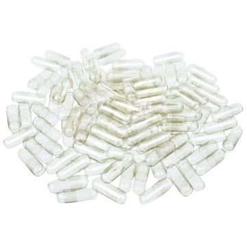 Capsules leeg vegetarisch 100 caps (maat 1: ~400 mg)