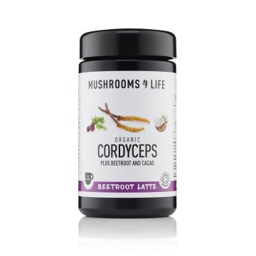 Cordyceps Beetroot Latte Bio (Mushrooms4Life) 130 gram
