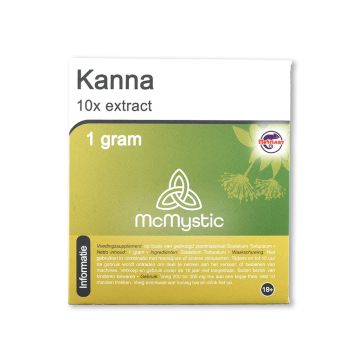 Kanna extract 10X [Sceletium tortuosum] (McMystic) 1 gram