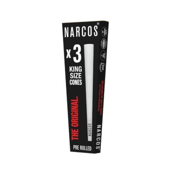 King Size Cones Wit (Narcos) 3 stuks 