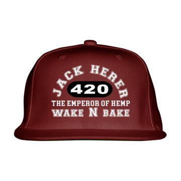 Wiet Pet | Jack Herer Wake N Bake 420 Snapback (Lauren Rose)