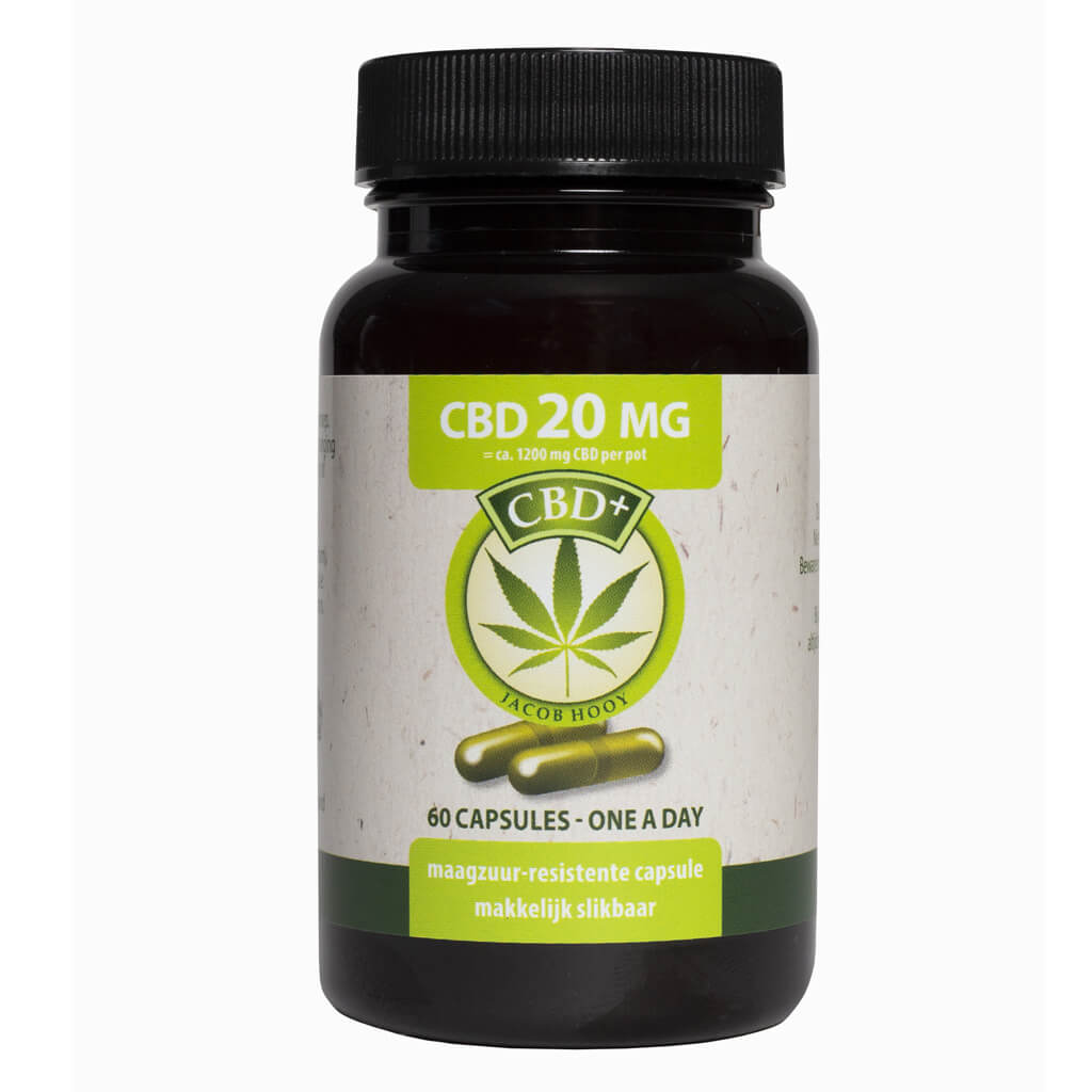 DGW-NL CBD Capsules (Jacob Hooy) 4% 20 mg 60 capsules